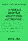 Image for Heinrich Boell als Lyriker
