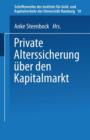 Image for Private Alterssicherung uber den Kapitalmarkt