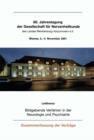 Image for Bildgebende Verfahren in der Neurologie und Psychiatrie : 60. Jahrestagung der Gesellschaft fur Nervenheilkunde des Landes Mecklenburg-Vorpommern e.V. Wismar, 2.–4. November 2001