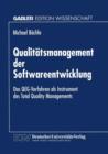 Image for Qualitatsmanagement der Softwareentwicklung