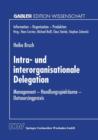Image for Intra- und interorganisationale Delegation