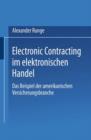 Image for Electronic Contracting im elektronischen Handel