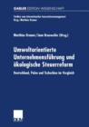 Image for Umweltorientierte Unternehmensfuhrung und okologische Steuerreform : Deutschland, Polen und Tschechien im Vergleich