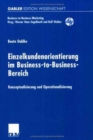Image for Einzelkundenorientierung im Business-to-Business-Bereich : Konzeptualisierung und Operationalisierung
