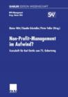 Image for Non-Profit-Management im Aufwind? : Festschrift fur Karl Oettle zum 75. Geburtstag