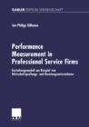 Image for Performance Measurement in Professional Service Firms