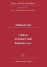 Image for Untreue im GmbH- und Aktienkonzern