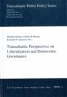 Image for Transatlantic perspectives on liberalization and democratic governance : v. 1