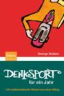 Image for Denksport fur ein Jahr