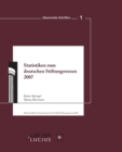 Image for Statistiken Zum Deutschen Stiftungswesen 2007