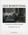 Image for Leo Rosenthal: Photographs : 1926-1933