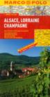 Image for France - Alsace,  Lorraine, Champagne Marco Polo Map