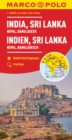 Image for India, Sri Lanka, Nepal, Bangladesh Marco Polo Map