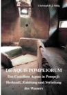 Image for De Aquis Pompeiorum : Das Castellum Aquae in Pompeji: Herkunft, Zuleitung und Verteilung des Wassers
