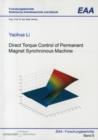 Image for Direct Torque Control of Permanent Magnet Synchronous Machine