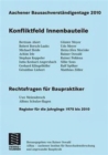 Image for Aachener Bausachverstandigentage 2010 : Konfliktfeld Innenbauteile
