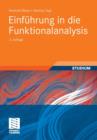 Image for Einfuhrung in die Funktionalanalysis