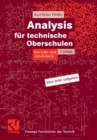 Image for Analysis fur technische Oberschulen: Ein Lehr- und Arbeitsbuch