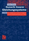 Image for Numerik linearer Gleichungssysteme: Eine Einfuhrung in moderne Verfahren. Mit MATLAB-Implementierung von C. Vomel