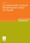 Image for Car Multimedia Systeme Modell-basiert testen mit SysML