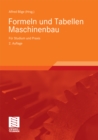 Image for Formeln und Tabellen Maschinenbau: Fur Studium und Praxis