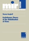 Image for Evolutionary Theory of the Globalisation of Firms