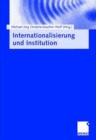 Image for Internationalisierung und Institution