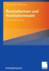 Image for Rechtsformen Und Rechtsformwahl