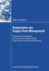 Image for Organisation von Supply Chain Management