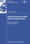Image for Empirical Research within Resource-Based Theory : A Meta-Analysis of the Central Propositions
