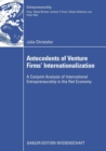 Image for Antecedents of Venture Firms’ Internationalization