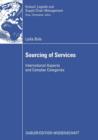 Image for Sourcing of Services : International Aspects and Complex Categories
