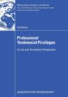 Image for Professional Testimonial Privileges