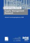 Image for Supply Management Research : Aktuelle Forschungsergebnisse 2008
