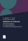 Image for Software-as-a-Service : Anbieterstrategien, Kundenbedurfnisse und Wertschopfungsstrukturen