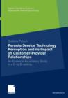 Image for Remote Service Technology Perception and its Impact on Customer-Provider Relationships