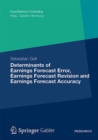 Image for Determinants of Earnings Forecast Error, Earnings Forecast Revision and Earnings Forecast Accuracy