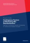 Image for Contingency Factors of Marketing-Mix Standardization: German Consumer Goods Companies in Central and Eastern Europe