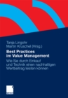 Image for Best Practices im Value Management: Wie Sie durch Einkauf und Technik einen nachhaltigen Wertbeitrag leisten konnen