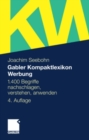 Image for Gabler Kompaktlexikon Werbung: 1.400 Begriffe nachschlagen, verstehen, anwenden