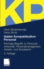Image for Gabler Kompaktlexikon Personal: Wichtige Begriffe zu Personalwirtschaft, Personalmanagement, Arbeits- und Sozialrecht