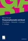 Image for Finanzmathematik mit Excel: Grundlagen - Beispiele - Losungen