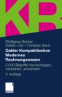 Image for Gabler Kompaktlexikon Modernes Rechnungswesen: 2.000 Begriffe nachschlagen, verstehen, anwenden