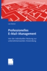 Image for Professionelles E-Mail-Management: Von der individuellen Nutzung zur unternehmensweiten Anwendung
