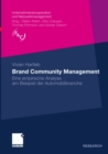 Image for Brand Community Management: Eine empirische Analyse am Beispiel der Automobilbranche