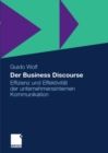 Image for Der Business Discourse: Effizienz und Effektivitat der unternehmensinternen Kommunikation