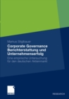 Image for Corporate Governance Berichterstattung und Unternehmenserfolg: Eine empirische Untersuchung fur den deutschen Aktienmarkt