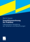 Image for Investitionsrechnung fur Praktiker: Fallorientierte Darstellung der Verfahren und Berechnungen