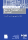 Image for Supply Management Research: Aktuelle Forschungsergebnisse 2008
