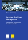 Image for Investor Relations Management: Praxisleitfaden fur erfolgreiche Finanzkommunikation